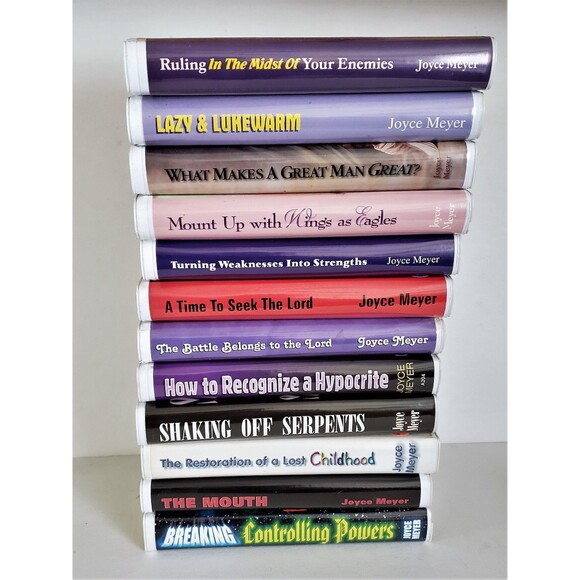 WOW JOYCE MEYER Large OOP VHS Collection Many Rarities Christmas Gift Special! - Picture 4 of 9